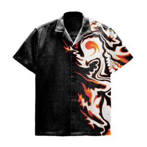 The "Celestial Ember" Camp Shirt